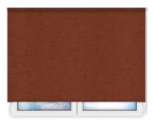 Стандартные рулонные шторы Анже коричневый цена. Купить в «Мастерская Жалюзи»